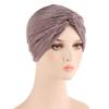 2 Pcs African Nigeria Turban Hat Elegant Headtie Headband Turban Head Scarf Head-Wrap Cap Brand Hijab Hats - 2 PCS view 1