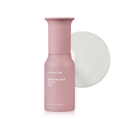 AYUNCHE Enhancing Silky Hair Oil 3.3 fl. oz. (100ml) [For Dyed & Damaged Hair] | Deeply Nourish and Soften Hair without Stickiness | Nourishing Hair Oil | Korean Salon Brand