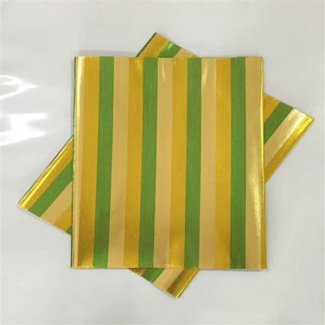 African Gele & Wrapper Headwear Nigerian Headtie Multicolor Strip African Sego Headtie for Head Wrapping 2pcs/Pack 14-1