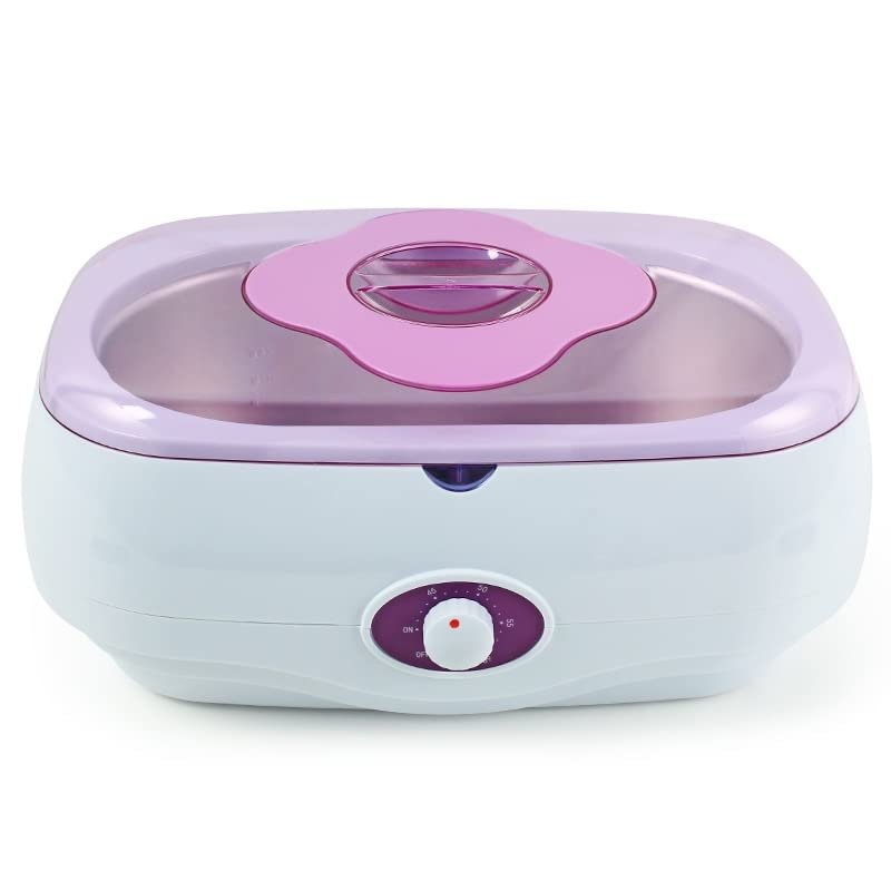 Feiyx Paraffin Wax Machine for Hand and Feet,Quick Heating,Large Capacity,Transparent Dust Cover,Adjustable Temperature,4L large-capacity hand wax melter beauty hot wax machine ( Color : Pink )