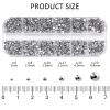 3792 Pcs White Crystal Flatback Rhinestones Set for Nail, Art, Crafts, Makeup, Tumblers Glitter Round with Tweezers and Picking Pen(SS6~SS20) view 2