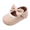 Boots for Kids Sole Infant Shoes Party Infant Princess Bowknot Shoes Crib Dress Girls Rubber Wedding for First Walking Toddler Baby Boots Snow Boots Babies Girl Beige view 1