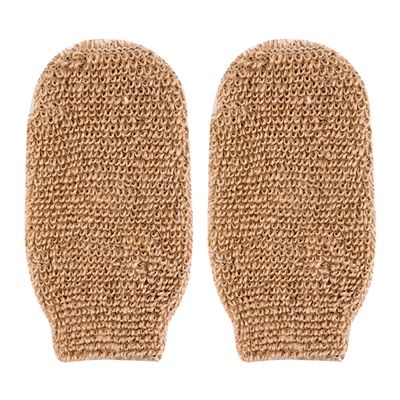 COHEALI Gentle Massage Shower Gloves 2pcs Exfoliating Bathing Gloves for Dead Skin Removal Safe for Arms Legs Chest Back