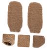 COHEALI Gentle Massage Shower Gloves 2pcs Exfoliating Bathing Gloves for Dead Skin Removal Safe for Arms Legs Chest Back view 3