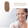 COHEALI Gentle Massage Shower Gloves 2pcs Exfoliating Bathing Gloves for Dead Skin Removal Safe for Arms Legs Chest Back view 4