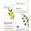 Bergamot Oil for Hair (0.34 fl oz) & Jojoba Oil for Hair (3.4 fl oz) Set - Aromatherapy Grade Essential Oils Set - Gya Labs view 1