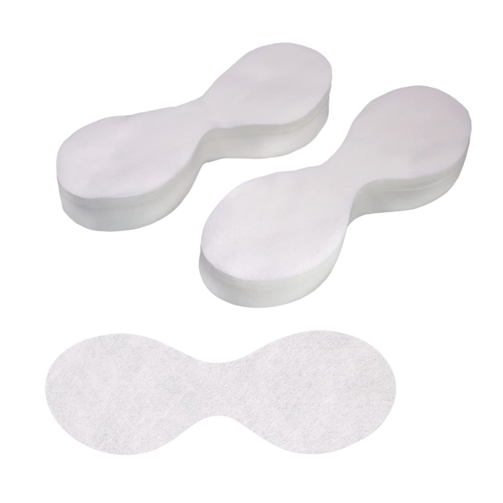KRISMYA Disposable Eye Mask, 200 Pcs, Non-Woven Cotton, Ultra Thin, Breathable, Suitable for Face, Arms, Neck, Legs, DIY Spa, Reduces Moisture Loss, Skin Care, Travel