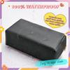 BAGMIND Preppy Patch Skin Makeup Bag for Travel, 2 PCS Chenille Letter Cosmetic Sunscreen Bag, PU Waterproof Beach Bag Pouch Organizer,Gift for Women Girls view 4