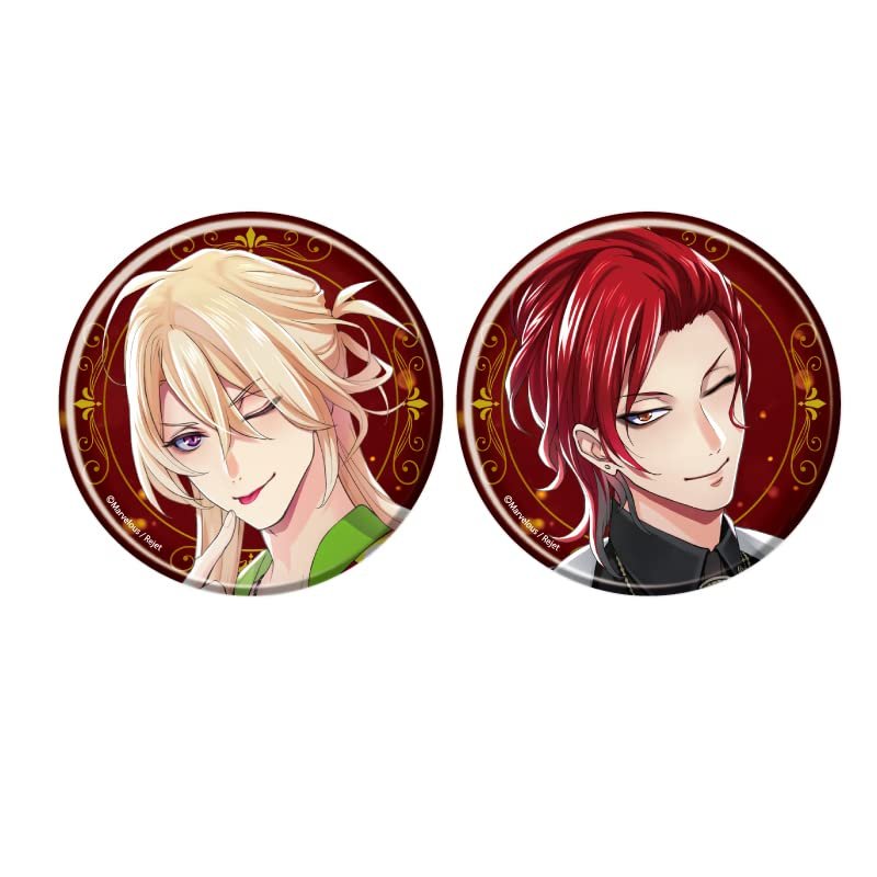 Fabulous Night 01 Keith & Night Tin Badge Set of 2