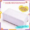 BAGMIND Preppy Patch Skin Makeup Bag for Travel, 2 PCS Chenille Letter Cosmetic Sunscreen Bag, PU Waterproof Beach Bag Pouch Organizer,Gift for Women Girls view 4
