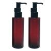 2PCS 100ml Frosted Glass Pump Bottles Refillable Liquid Lotion Soap Dispenser Toiletries Bottles Hand Jar Containers for Bathroom Kitchen and Garden view 1