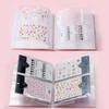 80/160slots NailMAD Empty Nail Sticker Holder Book Nail Decals Storage Case (5in) view 1