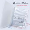 80/160slots NailMAD Empty Nail Sticker Holder Book Nail Decals Storage Case (5in) view 2