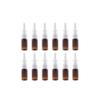 12PCS 20ml Refillable Amber Plastic Nasal Spray Bottles Fine Mist Sprayer Nose Cleanser Containers Vials for Essential Oils and Perfumes 0.7Ounce view 1