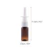 12PCS 20ml Refillable Amber Plastic Nasal Spray Bottles Fine Mist Sprayer Nose Cleanser Containers Vials for Essential Oils and Perfumes 0.7Ounce view 2