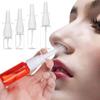 12PCS 20ml Refillable Amber Plastic Nasal Spray Bottles Fine Mist Sprayer Nose Cleanser Containers Vials for Essential Oils and Perfumes 0.7Ounce view 3