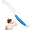 Leetye Mei Long Handled Shower Brush, Non-Slip Long Handle Bath Brush, Back Body Brush Gentle Exfoliating and Lather Well Deep Cleansing Long-Lasting for Body view 1