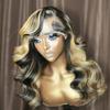 100% Human Hair Wigs 13X6 Lace Front HD Transparent Lace Body Wave Style Highlight Brown with Blonde Color #4/27 High Density for Black Women Bleached Knots and Pre Plucked Hairline by YOKADA HAIR (14Inch, 13X6 Lace Front Wig /Highlight Honey Blonde) view 2