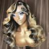 100% Human Hair Wigs 13X6 Lace Front HD Transparent Lace Body Wave Style Highlight Brown with Blonde Color #4/27 High Density for Black Women Bleached Knots and Pre Plucked Hairline by YOKADA HAIR (20Inch, 13X6 Lace Front Wig /Highlight Honey Blonde) view 1