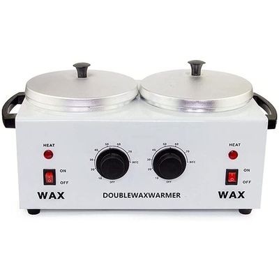 Liusj JUnst Feiyx Electric Wax Warmer Machine for Hair Removal with 4.3" Pot Opening Two Handles, Adjustable Temperature Settings from 0-80 Degrees Celsius Waxing Kit,for Legs, Face, Underarm