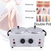 Liusj JUnst Feiyx Electric Wax Warmer Machine for Hair Removal with 4.3" Pot Opening Two Handles, Adjustable Temperature Settings from 0-80 Degrees Celsius Waxing Kit,for Legs, Face, Underarm view 3