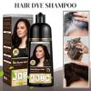 Ivnil Dark Brown Hair Dye Shampoo 3 in 1 Hair Color Shampoo for Gray Coverage Herbal Semi Permanent Champu Para Canas Con Tinte for Women and Men - Instant Result view 2