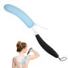 Leetye Mei Long Handled Shower Brush, Non-Slip Long Handle Bath Brush, Back Body Brush Gentle Exfoliating and Lather Well Deep Cleansing Long-Lasting for Body view 1