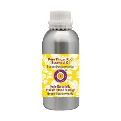 Deve Herbes Pure Finger Root Essential Oil (Boesenbergia rotunda) Steam Distilled 1250ml (42 oz)