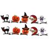 10pcs Halloween Hair Clips,Girls Alligator Clips Bat Pumpkin Ghost Cat Witch Hat Barrettes,Cosplay Costume Accessories,Halloween Hair Accessories Hair Clips for Kids Girls Women view 1