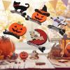10pcs Halloween Hair Clips,Girls Alligator Clips Bat Pumpkin Ghost Cat Witch Hat Barrettes,Cosplay Costume Accessories,Halloween Hair Accessories Hair Clips for Kids Girls Women view 3