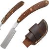 Old Ram Straight Razor | Straight Edge-Razor Red Wood & Bone Handle- Sharp | High Hardness Stainless Steel Cutthroat Straight Edge Blade | Barber Razor (221) view 1