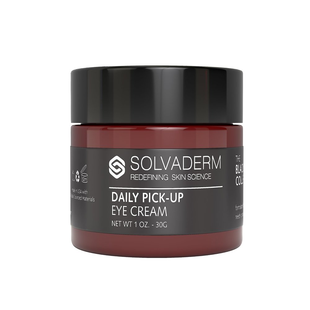 Solvaderm Blackstone Collection Mens Face Cream  Anti-Aging Moisturizer for Men with Peptides & Antioxidants  Hydrating, Firming, Non-Greasy Daily Skincare for All Skin Types  1 oz