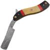 Old Ram Straight Razor | High Hardness Real Damascus Steel Cutthroat Straight Edge-Blade Barber Razor (329) view 2
