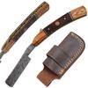 Old Ram Straight Razor | Sharp High Hardness Real Damascus Steel Cutthroat Edge-Blade | Barber Razor (325) view 1