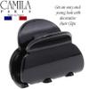 Camila Paris CP3291 French Hair Clip for Women, Small Black Girls Hair Claw Clips Fashion Durable Hair Accessories for Women, Luxury Ladies Strong Hold No Slip Grip Clamp, Made in France view 4
