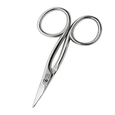 RBB by Gimap RBB Manicure Cuticle Scissors Curved French Type - Hand Sharpened 3.5 in Silver