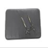 MICHIKO Synthetic Leather Salon Barbershop Counter Mat Work Station Pads Protect Hair Scissors Water Proof -Scissors not included (Gray) view 1