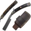 Old Ram Straight Razor | Straight Edge-Razor Sharp High Hardness Real Damascus Steel Cutthroat Straight Edge-Blade | Barber Razor (328) view 1