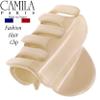 Camila Paris CP3293 French Hair Clip for Women, Small Nude Girls Hair Claw Clips Fashion Durable Hair Accessories for Women, Luxury Ladies Strong Hold No Slip Grip Clamp, Made in France view 2