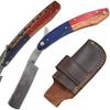 Old Ram Straight Razor | Straight Edge-Razor Sharp High Hardness Real Damascus Steel Cutthroat Straight Edge-Blade | Barber Razor (326) view 1