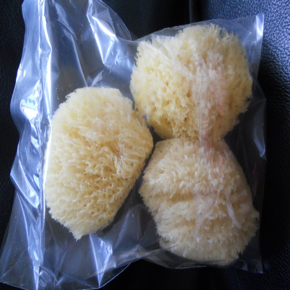 3pcs/Set 100% Natural Sea Sponge Facial Puff, Soft and Deep Clean Your Face Without Hurting Your Skin, Pure Sea Facial Puff.2.5"-3" Assorted Size.