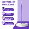 Disposable Micro Applicator Micro Brush for Makeup, Eyelash Extension, Lash and Mascara Application for Personal Care (100 Count (Pack of 1), Purple (XL)) view 3