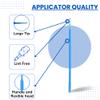 Disposable Micro Applicator Micro Brush for Makeup, Eyelash Extension, Lash and Mascara Application for Personal Care (100 Count (Pack of 1), Blue (L)) view 4