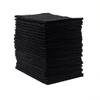 Eurow Ultra-Soft & Absorbent Cotton Salon Towels for Home, Beauty, Gym & Professional Salons, Fast-Drying for Hair, Hands & Spa Use, Durable & Machine Washable, 16" x 27", 24-Pack, Black view 1