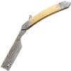 Old Ram Straight Razor | Straight Edge-Razor Sharp High Hardness Real Damascus Steel Cutthroat Straight Edge-Blade | Barber Razor (332) view 2