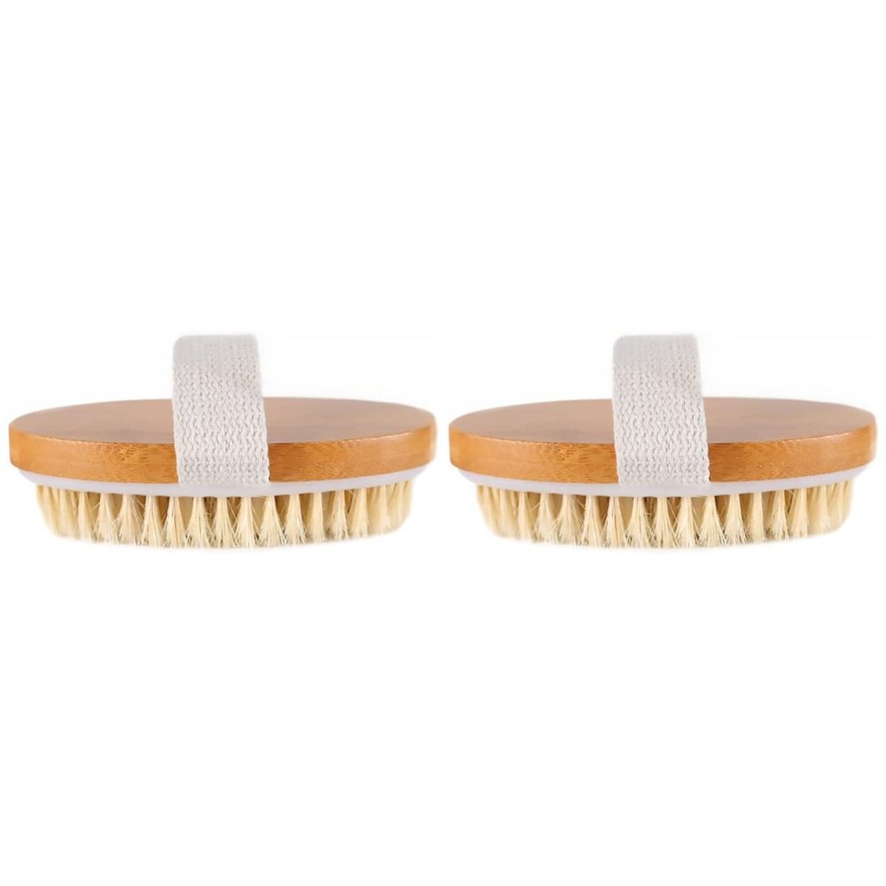 Healifty 2pcs Shower Brush Bathing Accessories Skin Massager Deep Clean Safe Material Suitable for Ages