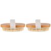 Healifty 2pcs Shower Brush Bathing Accessories Skin Massager Deep Clean Safe Material Suitable for Ages view 1