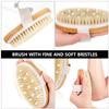Healifty 2pcs Shower Brush Bathing Accessories Skin Massager Deep Clean Safe Material Suitable for Ages view 2