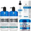 BELLISSO Biotin Heat Protectant Spray with Moroccan Argan Oil and Biotin Shampoo and Conditioner Set and Biotin Hair Mask view 1