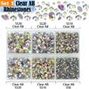 LPBeads 10000pcs Hotfix Rhinestones Flatback Glass Crystal Clear Red AB Crystal and Black Rhinestone with Tweezers and Picking Pen for Crafts Clothes Nail Art view 3